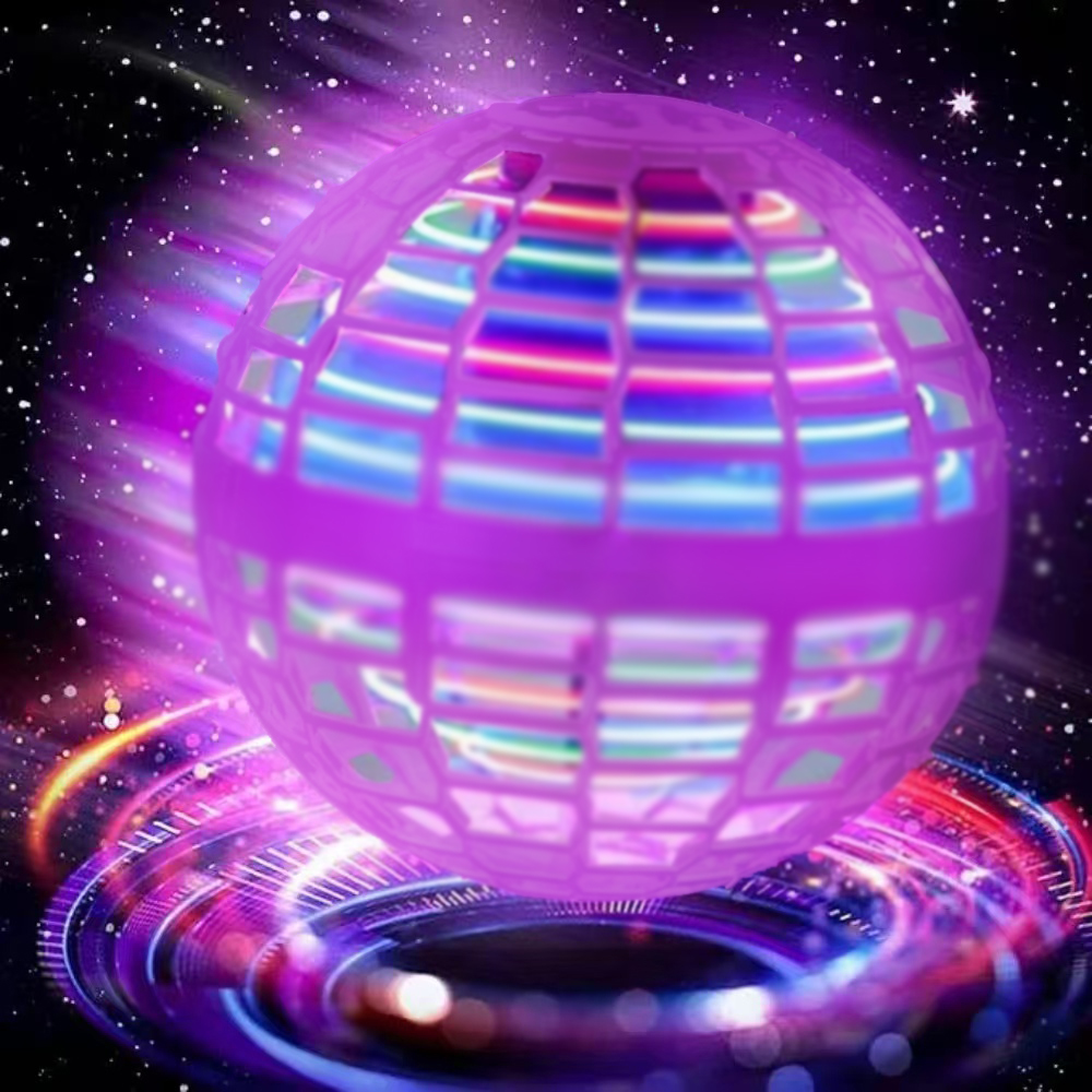 Kids Toys Helicopter - Flying Orb Boomerang Ball LED Lights
