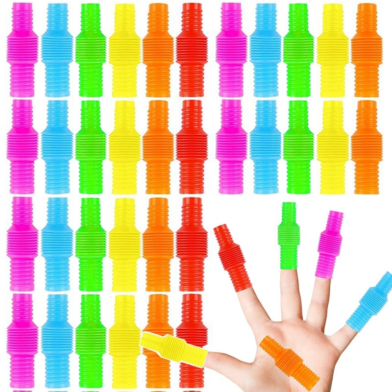 Kids' Toys - Colorful Telescopic Tubes Fidget Toys Sensory