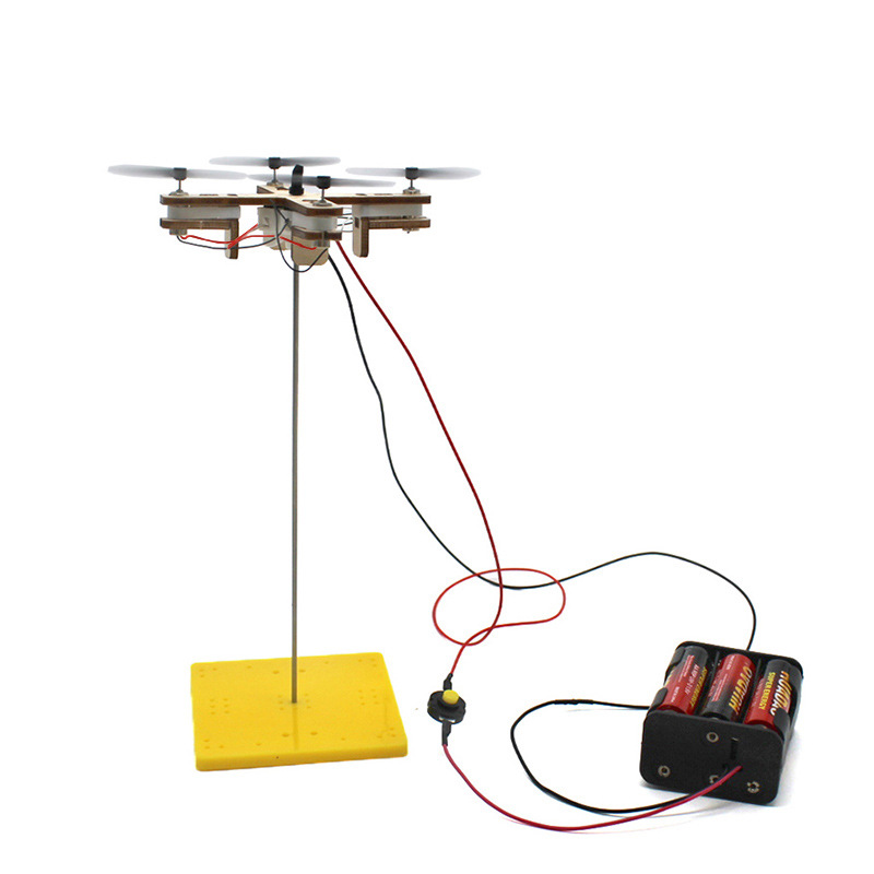 Kids Toys Helicopter - Funny DIY Drone Model Kids Science