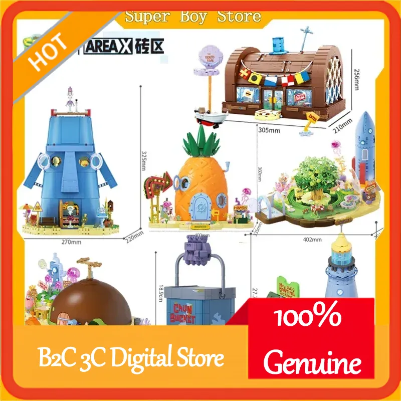 Areax Spongebob Bikini Bottom  - đánh giá và giá Kids Toys Box