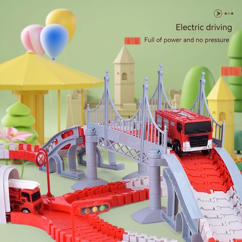Fire Engine Track Assembling C - đánh giá và giá Kids Toys Supplier