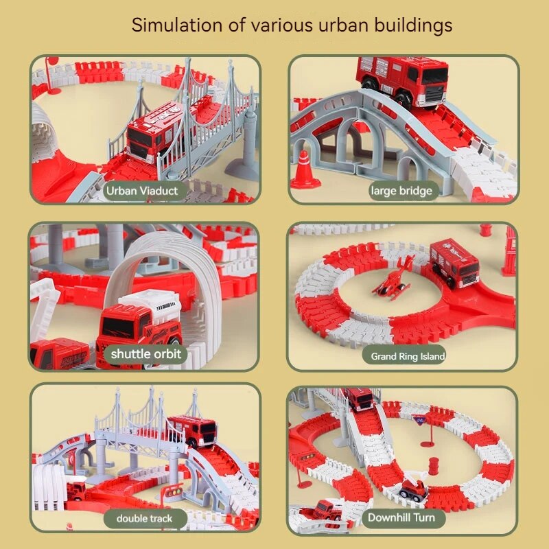 Fire Engine Track Assembling C - đánh giá và giá Kids Toys Supplier