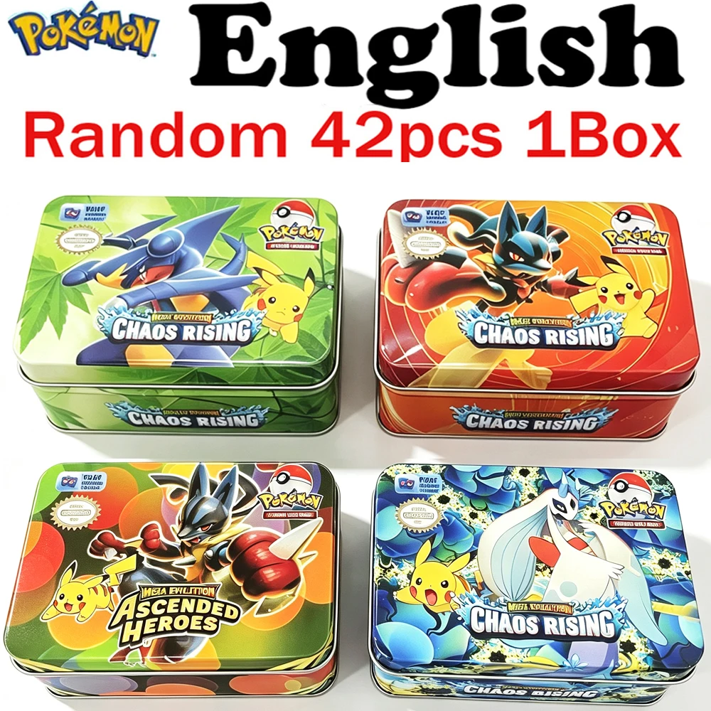 Pokémon Card Tin Box Set 42PCS - đánh giá và giá Kids Toys Box