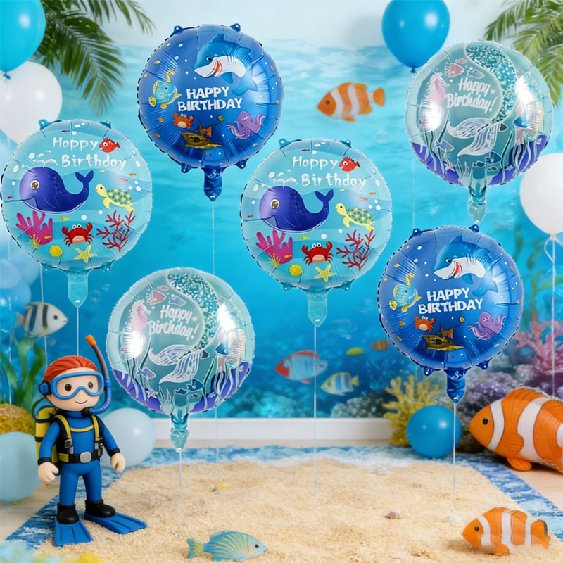 6pcs Ocean Theme Party Balloon - đánh giá và giá Water Balloon Set