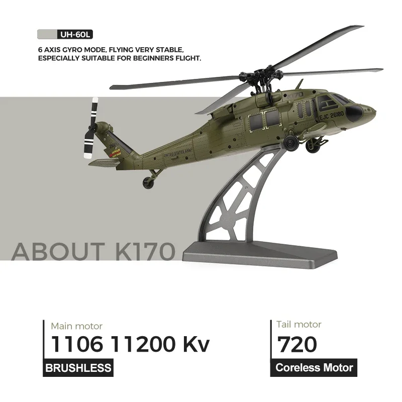 K170 RC Helicopter UH-60L 4 Ch - đánh giá và giá Kids' Toys Channel