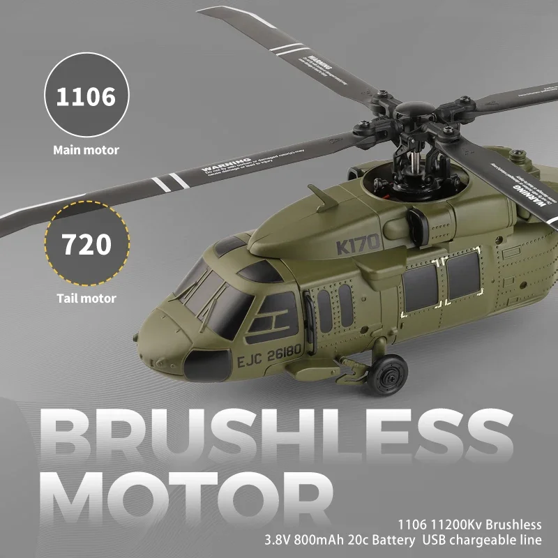 K170 RC Helicopter UH-60L 4 Ch - đánh giá và giá Kids' Toys Channel