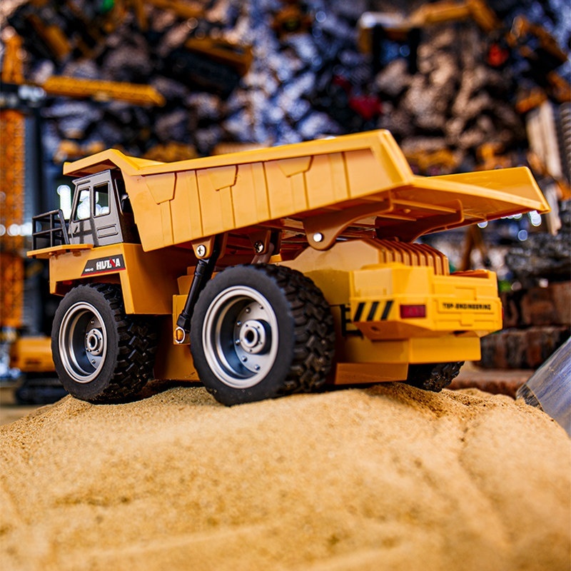 Huina 1534 RC Dump Truck 1/18  - đánh giá và giá Kids' Toys Channel