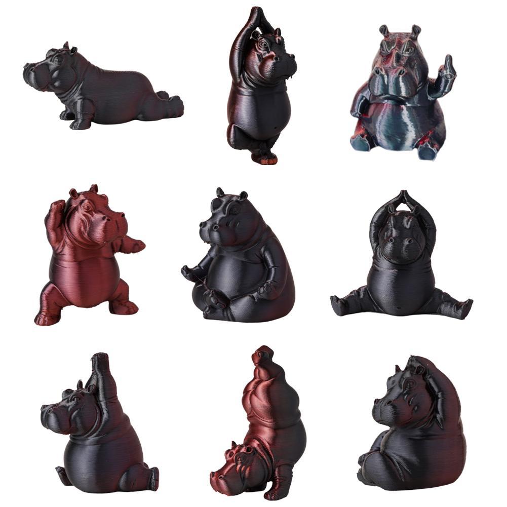 Creative Yoga Hippo Resin Figu - đánh giá và giá Kids Yoga Toys