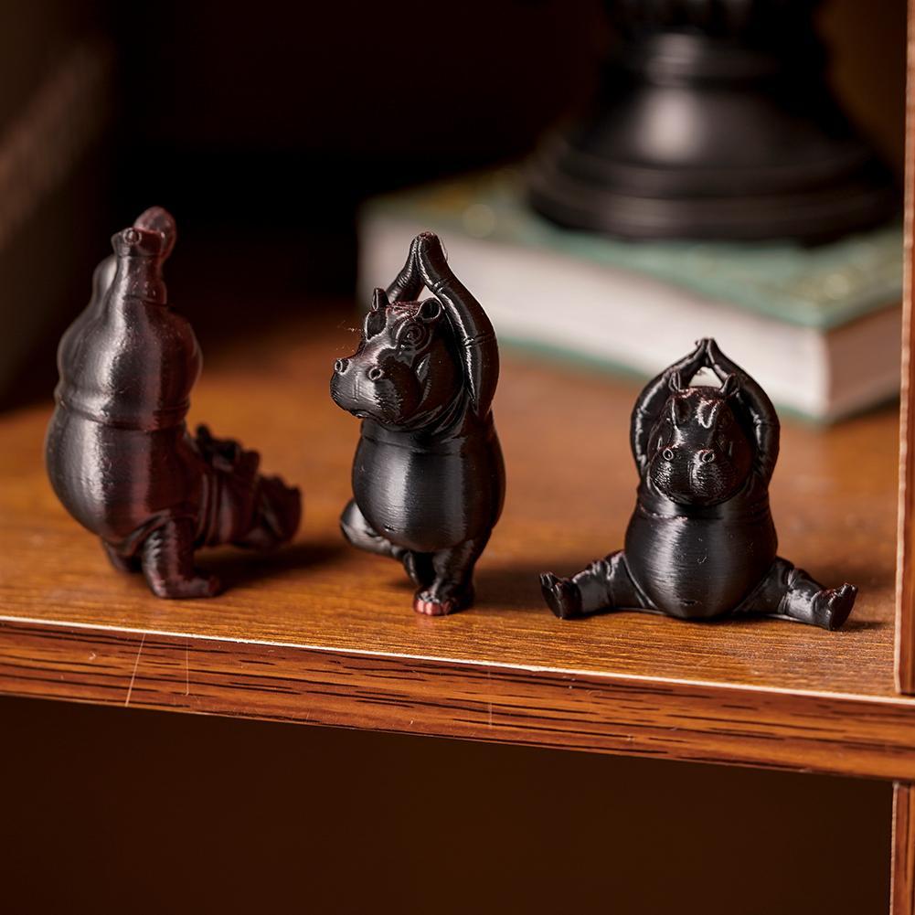 Creative Yoga Hippo Resin Figu - đánh giá và giá Kids Yoga Toys