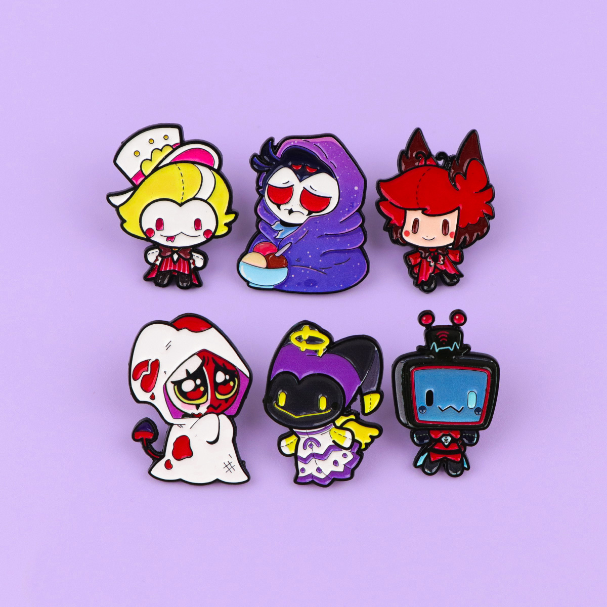 Cute Devils Enamel Pin Cartoon - đánh giá và giá Kids Toys Japan
