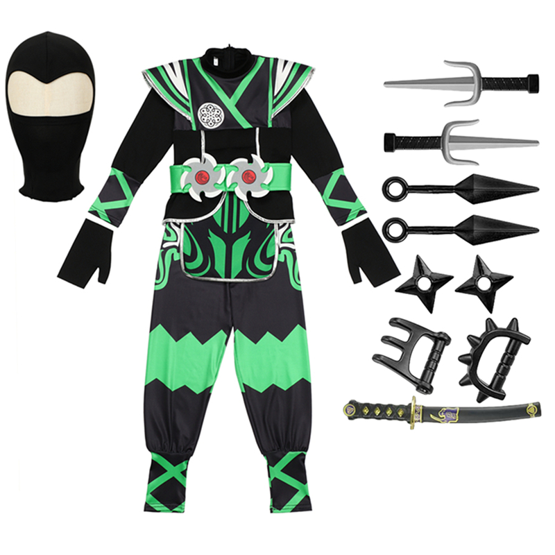 Green Ninja Costume for Kids w - đánh giá và giá Kids Toys Japan