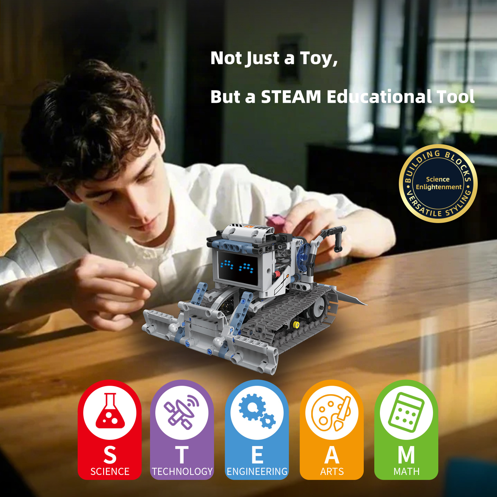 5 in 1  Robot Building Kit, ST - đánh giá và giá Kids Toys Under £5