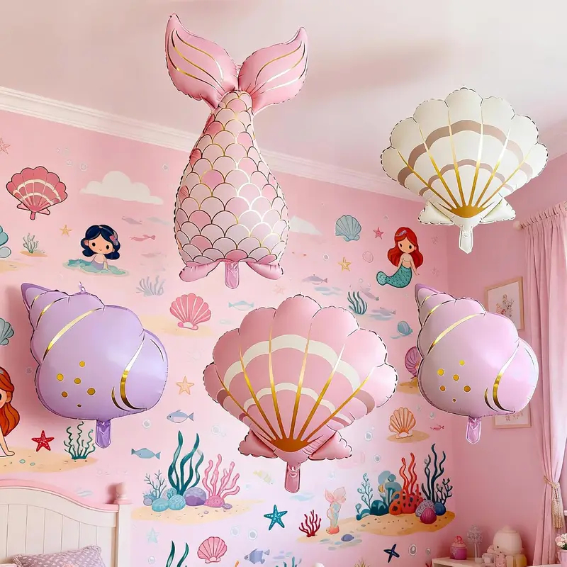 5PCS Mermaid Birthday Decor Se - đánh giá và giá Water Balloon Set