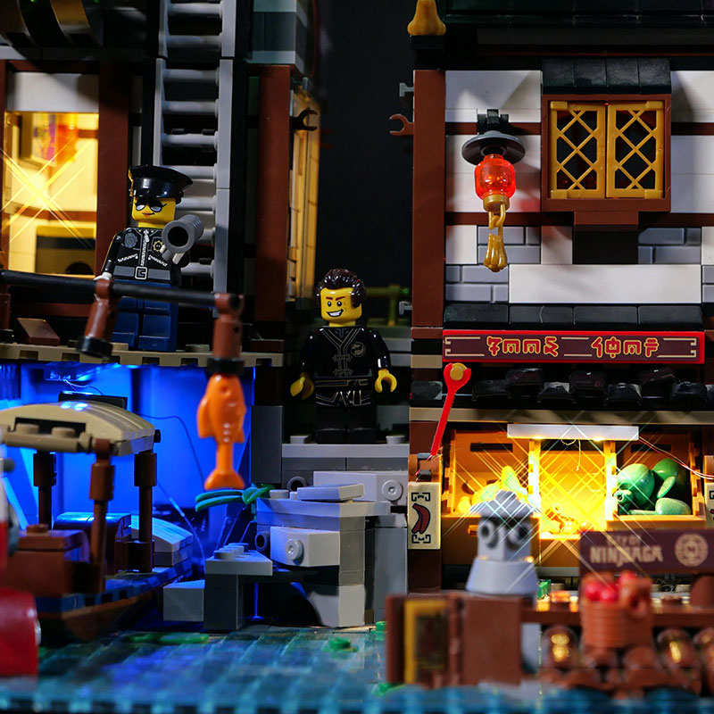 LED Light Kit For LEGO 70657 N - đánh giá và giá Lego Set City