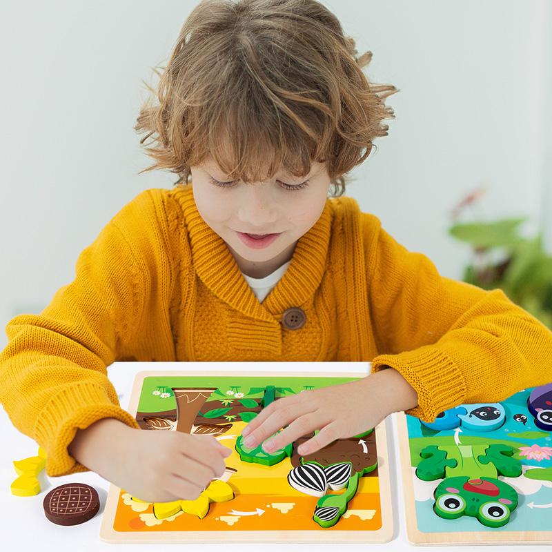 Baby Toy Wooden 3D Puzzle Toys - đánh giá và giá Kids Toys Cycle