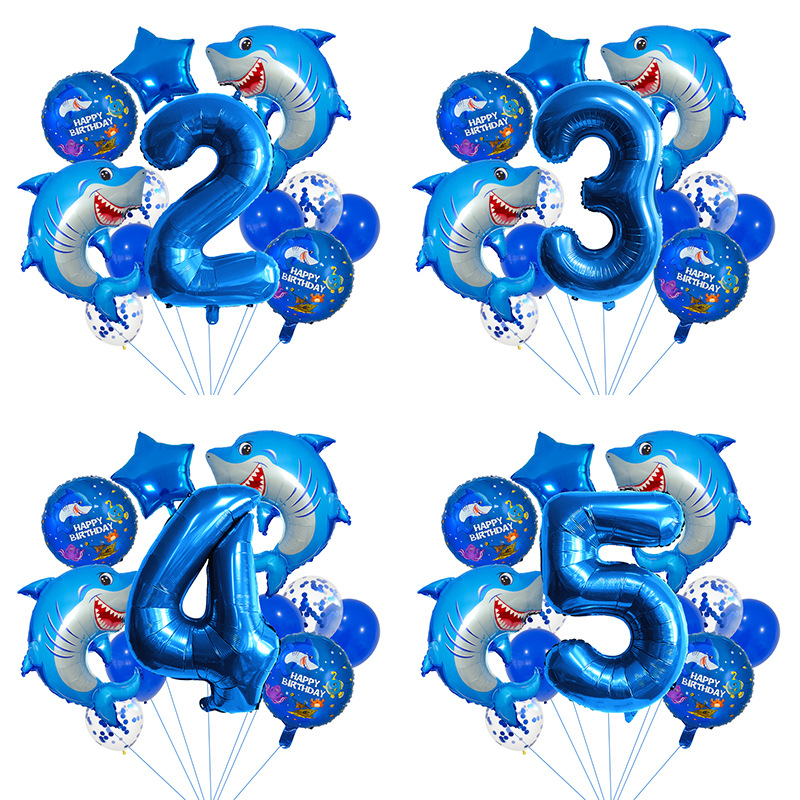 14PCS Shark Themed Number Ball - đánh giá và giá Water Balloon Set