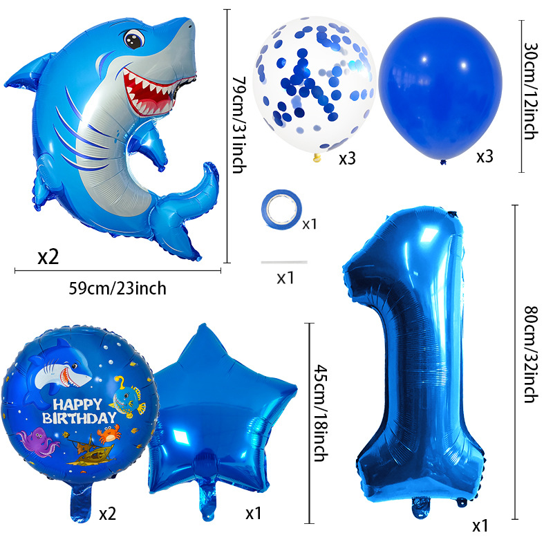 14PCS Shark Themed Number Ball - đánh giá và giá Water Balloon Set