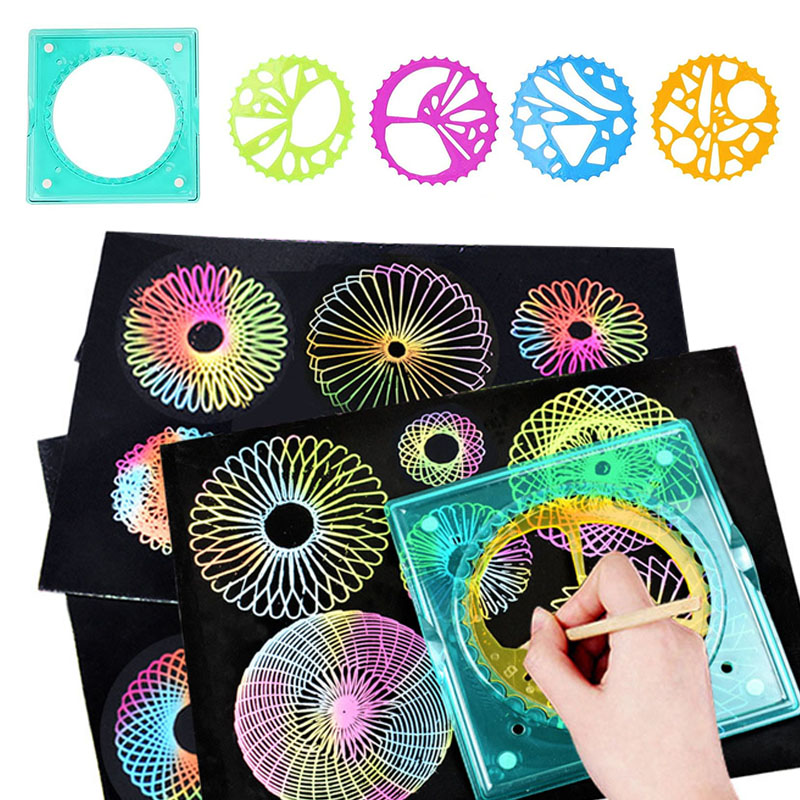 5 in 1 Spiral Art Gear Geometr - đánh giá và giá Kids Toys Under £5