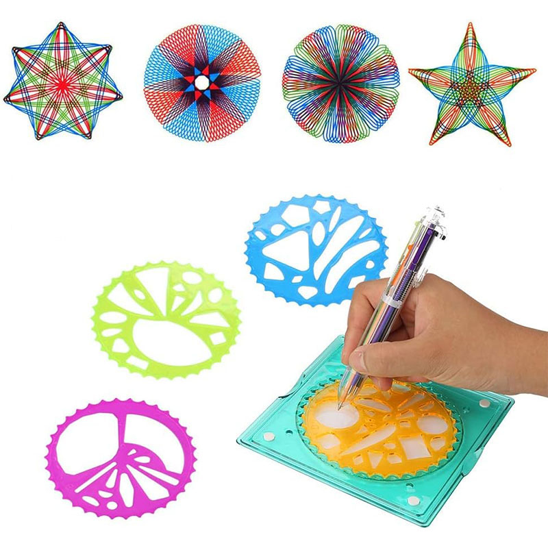 5 in 1 Spiral Art Gear Geometr - đánh giá và giá Kids Toys Under £5