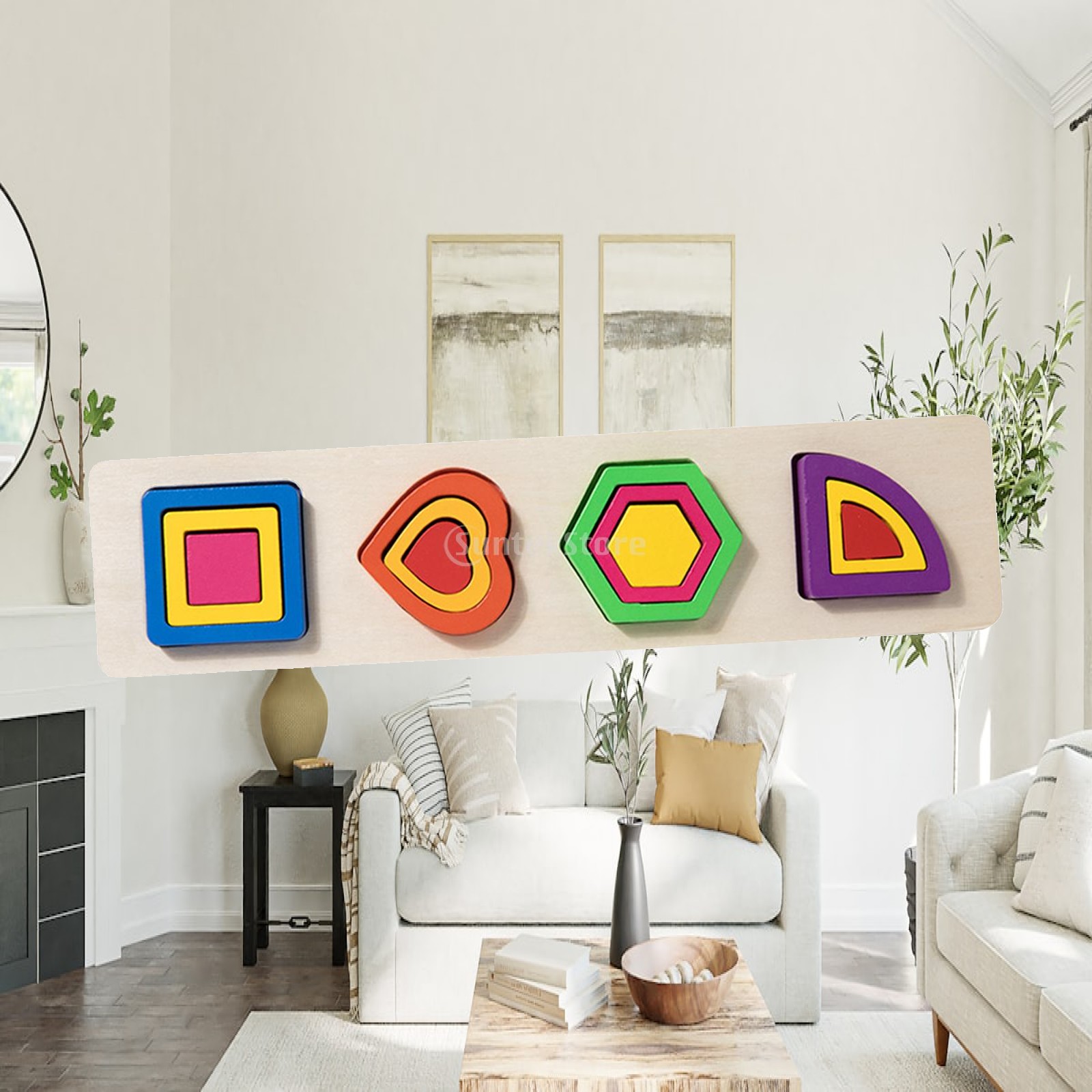 Wooden Color Shape Sorting Toy - đánh giá và giá Kids Toys Under £5