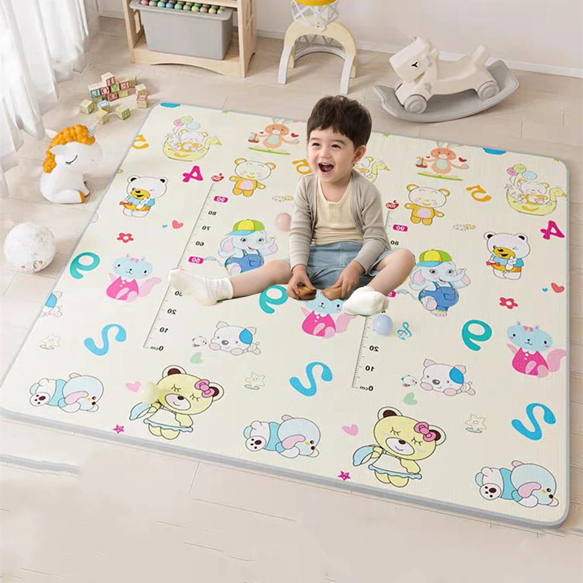 Baby Play Mat Waterproof Soft  - đánh giá và giá Kids Yoga Toys